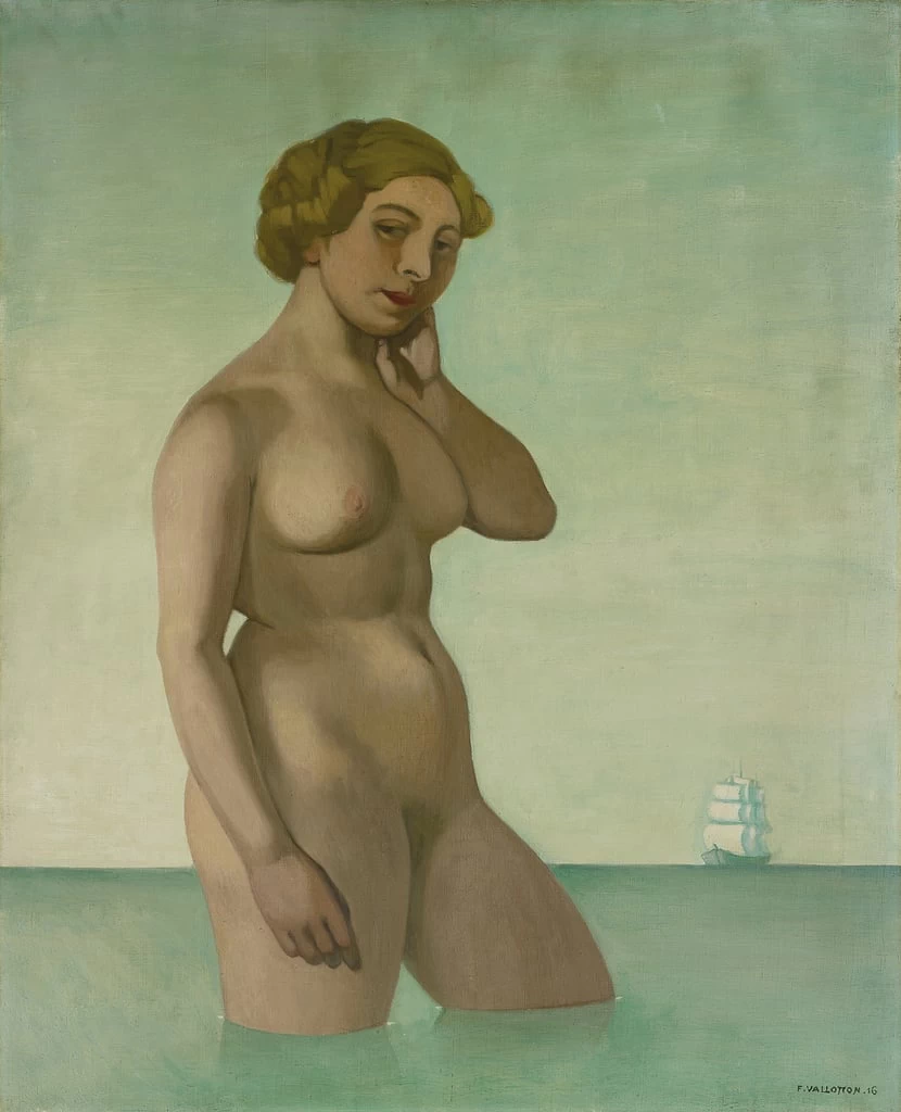 Nudo con fregata, 1916